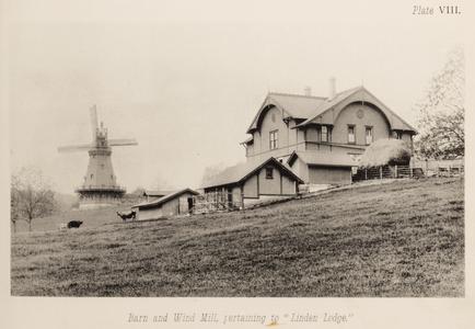 Barn and wind mill, pertaining to Linden Lodge