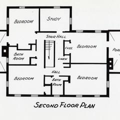 Home Management House second floor plan