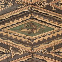 Peterborough Cathedral nave ceiling closeup
