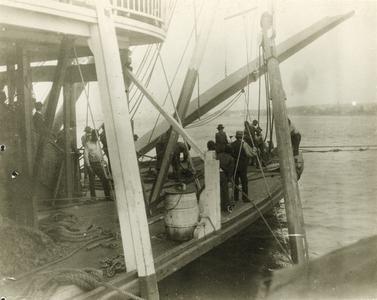 The Saint Paul after running aground