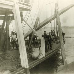 The Saint Paul after running aground