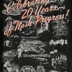 The Kenosha Chamber of Commerce civic banquet in honor of the Nash Motors Company twentieth anniversary
