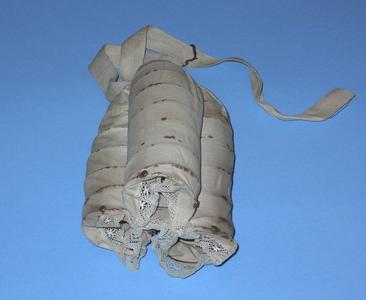 Three coils covered with cotton