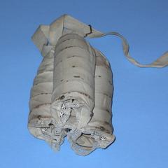Three coils covered with cotton