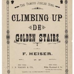 Climbing up de golden stairs