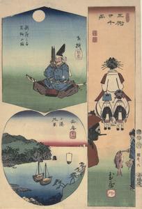 Sagami, Musashi, and Awa, no. 6 from the series Harimaze Pictures of the Provinces