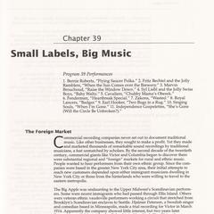 Small labels, big music