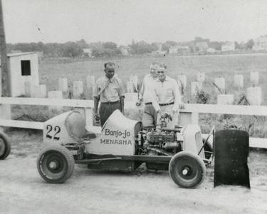 Joe Gazecki with race car