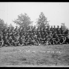 D Co. 29 Inf. Camp McCoy. 1914.