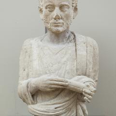 Bust of a Man Holding a Scroll