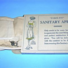 “Form-Fit” sanitary apron