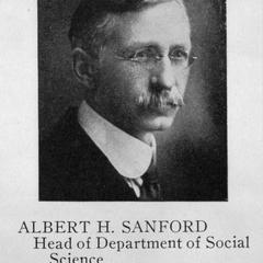 Alfred H. Sanford, history professor