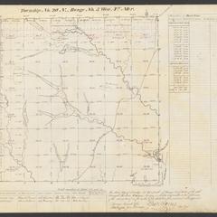 [Public Land Survey System map: Wisconsin Township 20 North, Range 05 West]