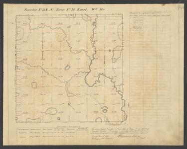 [Public Land Survey System map: Wisconsin Township 34 North, Range 17 East]