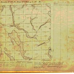 [Public Land Survey System map: Wisconsin Township 29 North, Range 01 East]