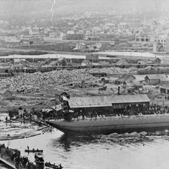 Launching of First Whaleback at Duluth Yard