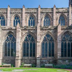 Hereford Cathedral exterior nave from the south
