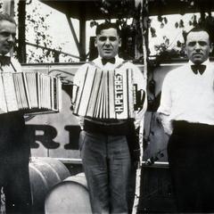 Peters Brothers with their instruments