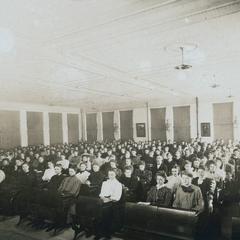 River Falls Normal School study room, circa 1905