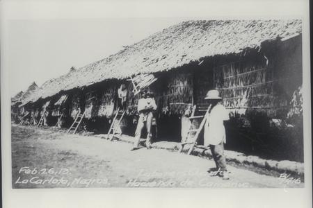 Laborers' quarters, Negros, 1913
