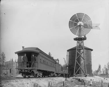 Water Tank and Pump Windmill of Eastern Minnesota Railroad Company