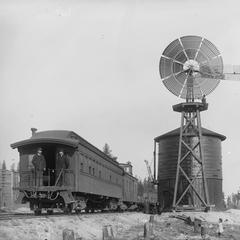 Water Tank and Pump Windmill of Eastern Minnesota Railroad Company