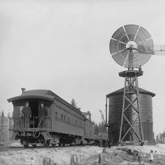 Water Tank and Pump Windmill of Eastern Minnesota Railroad Company