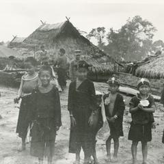 Akha children in the village of Phate, Houa Khong Province