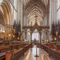 Worcester Cathedral interior choir