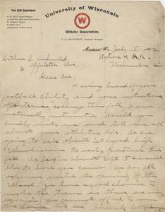 Letter to A.O. Kuehmstead