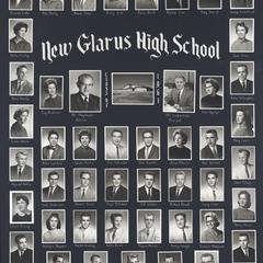1961 New Glarus High School graduating class