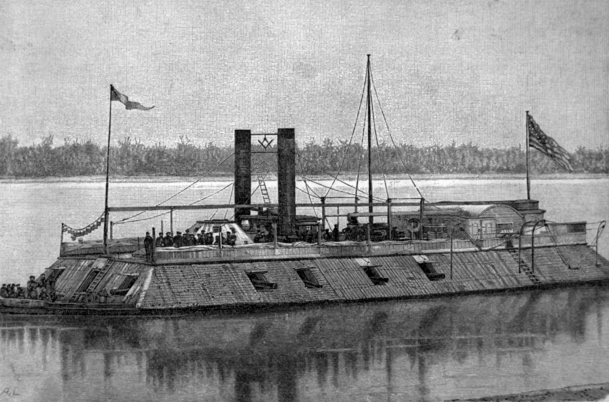 ‎cairo Gunboat 1861 1862 Uwdc Uw Madison Libraries