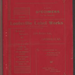 A few specimens for the druggist from Louisville Label Works