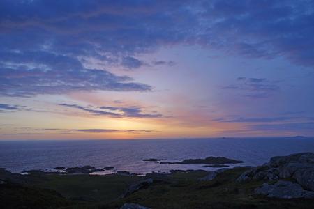 Isle of Iona, evening light as seen from Dun Í