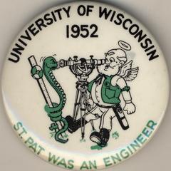 St. Patrick's Day engineers' pin