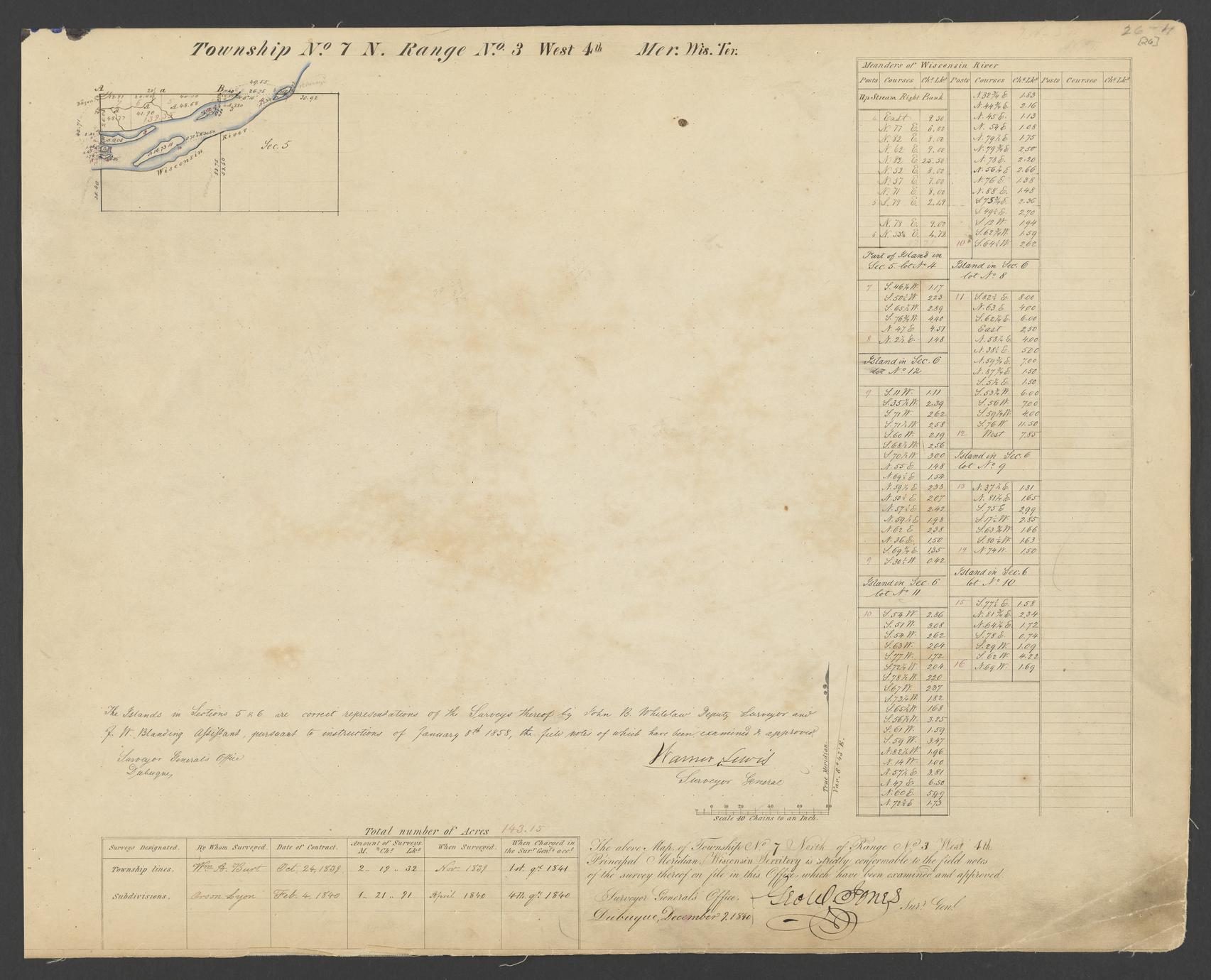 [Public Land Survey System map: Wisconsin Township 07 North, Range 03 West] (2 of 2)