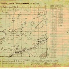 [Public Land Survey System map: Wisconsin Township 28 North, Range 18 East]