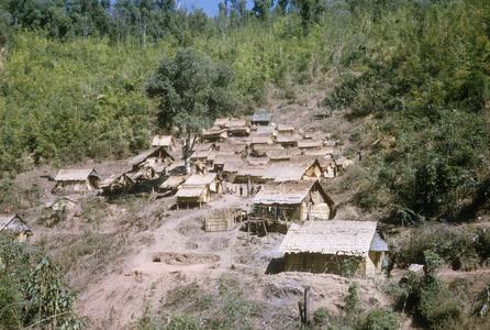 Refugee huts