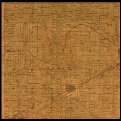 Darien Township plat map, 1857