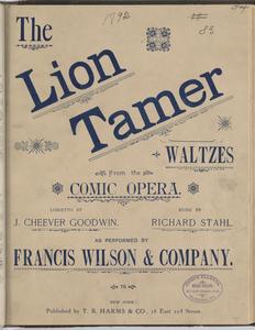 Lion tamer waltzes