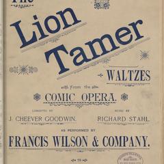 Lion tamer waltzes
