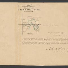 [Public Land Survey System map : Wisconsin Township 22 North, Range 11 East]