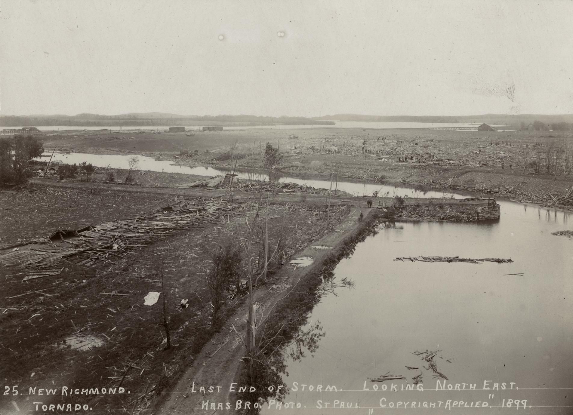 ‎New Richmond tornado aftermath, 1899 UWDC UWMadison Libraries