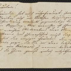 [Letter from P : Fos. Siegl to Fräulein, February 13, 1846]