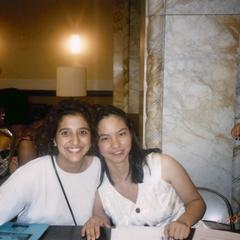 Two women at 1994 multicultural organization fair