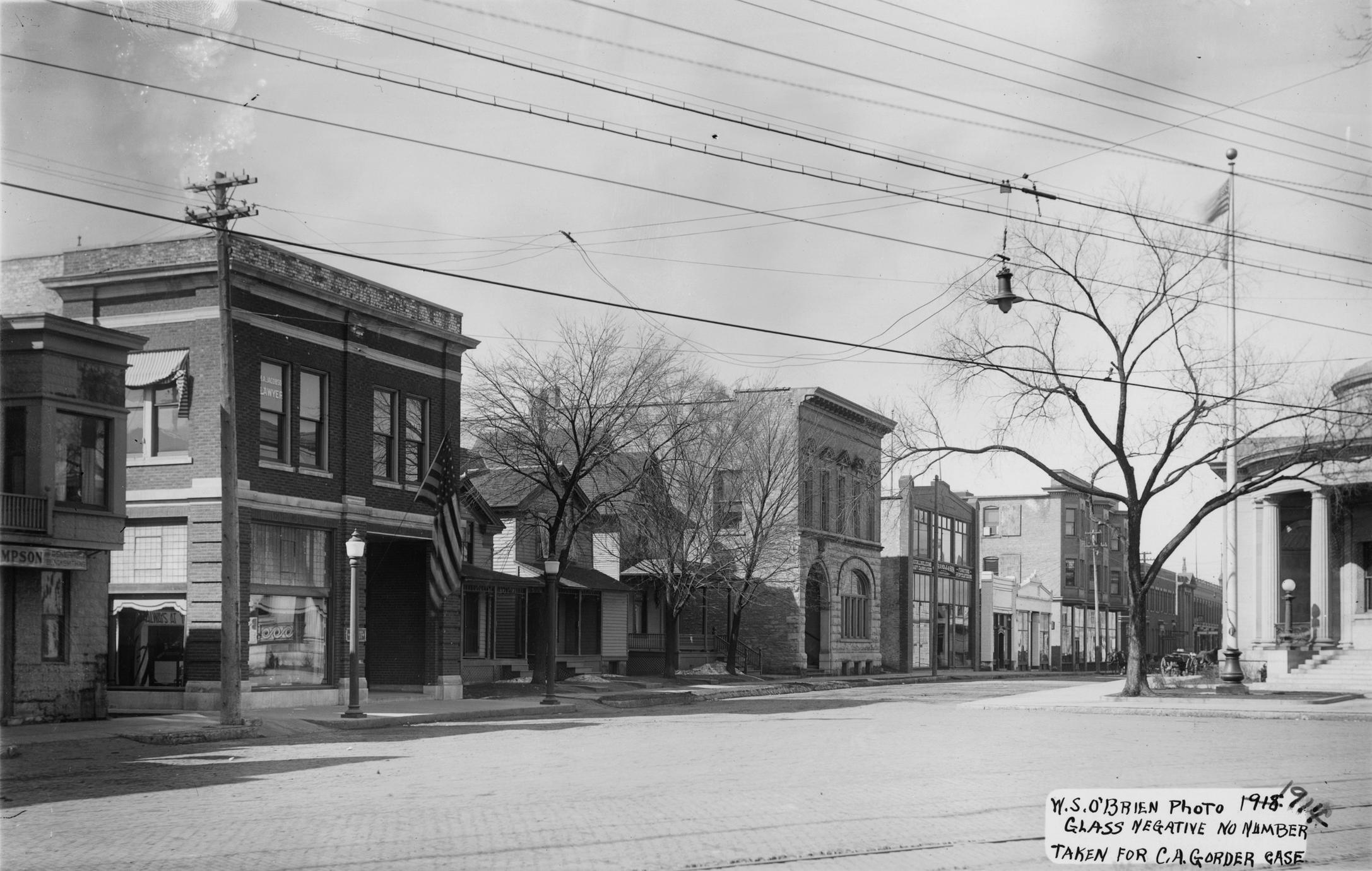 ‎South Street, Waukesha, west view UWDC UWMadison Libraries