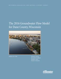 The 2016 groundwater flow model for Dane County, Wisconsin