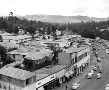 Major Thoroughfare and Shops in Downtown Addis Ababa, 1958-60