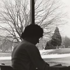 Student studying, Janesville, 1970