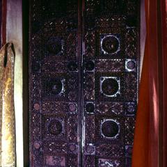 Doors of catholicon at Dionysiou